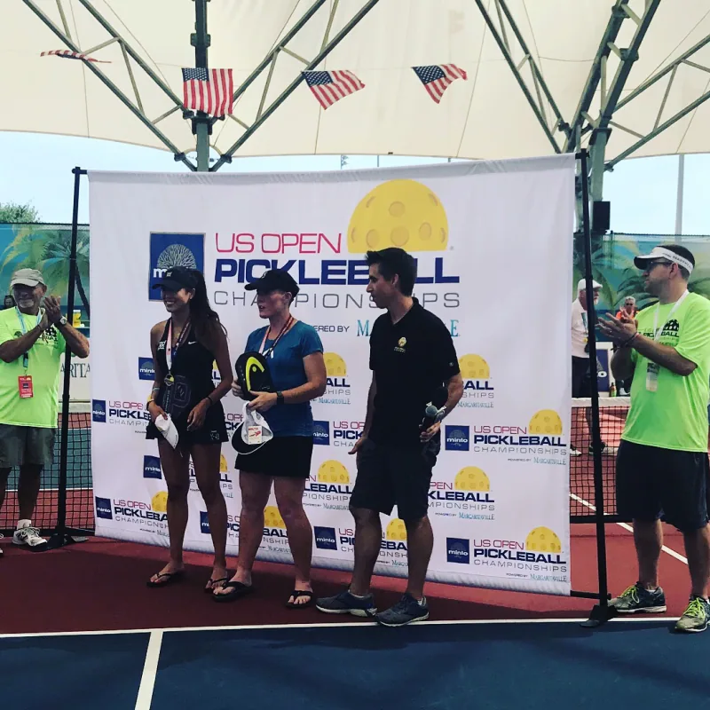 Players at the U.S. Open Pickleball Championships
