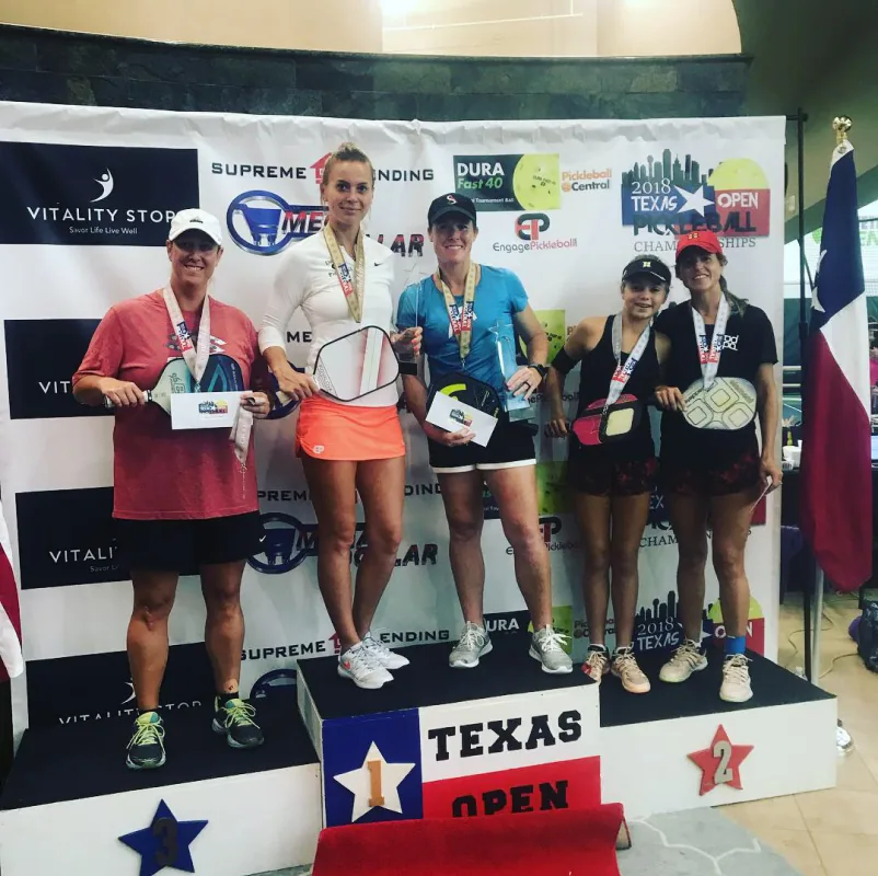 Medal ceremony at the Texas Open